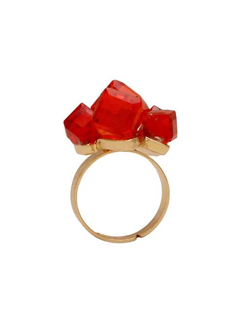 gold plated finger ring - 18573797 -  Standard Image - 0