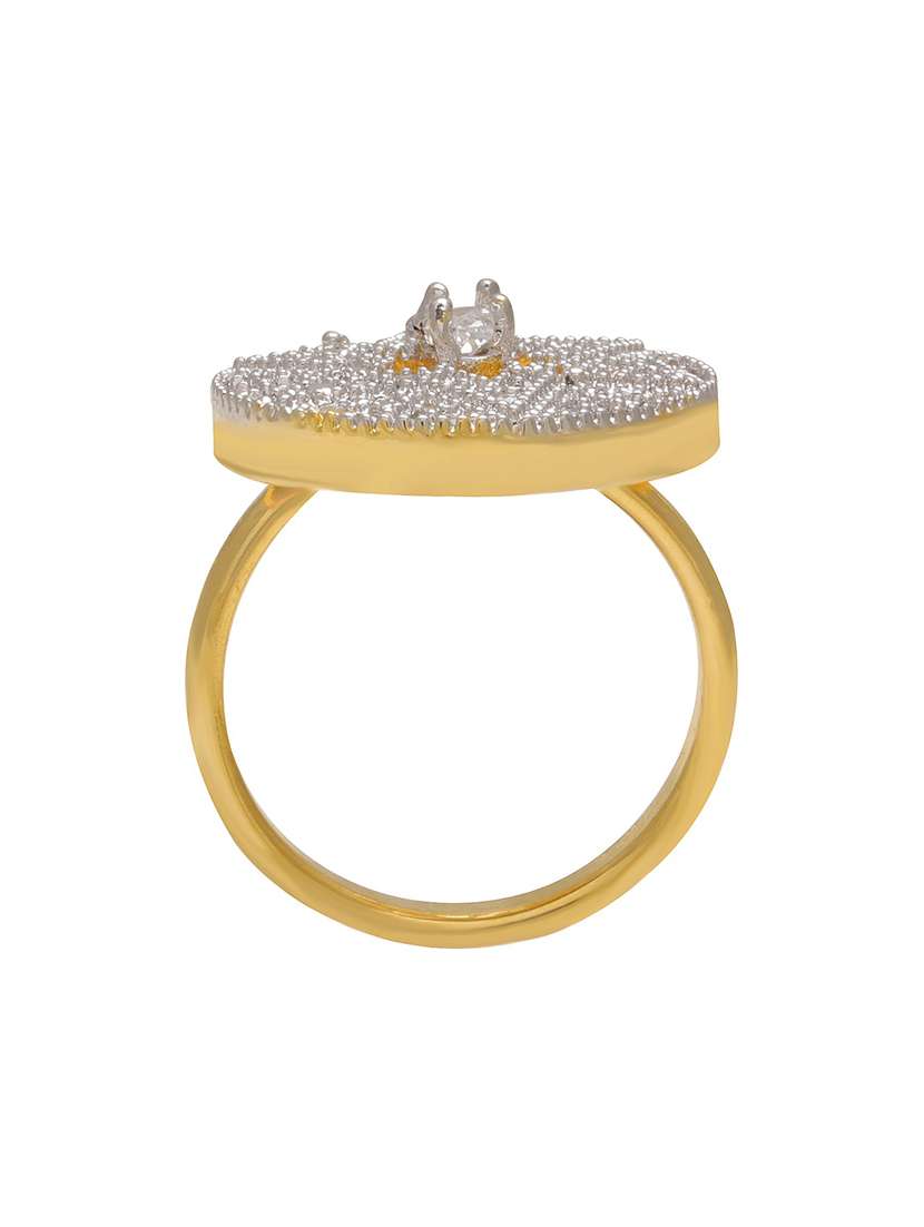 gold plated finger ring - 18573801 -  Zoom Image - 0