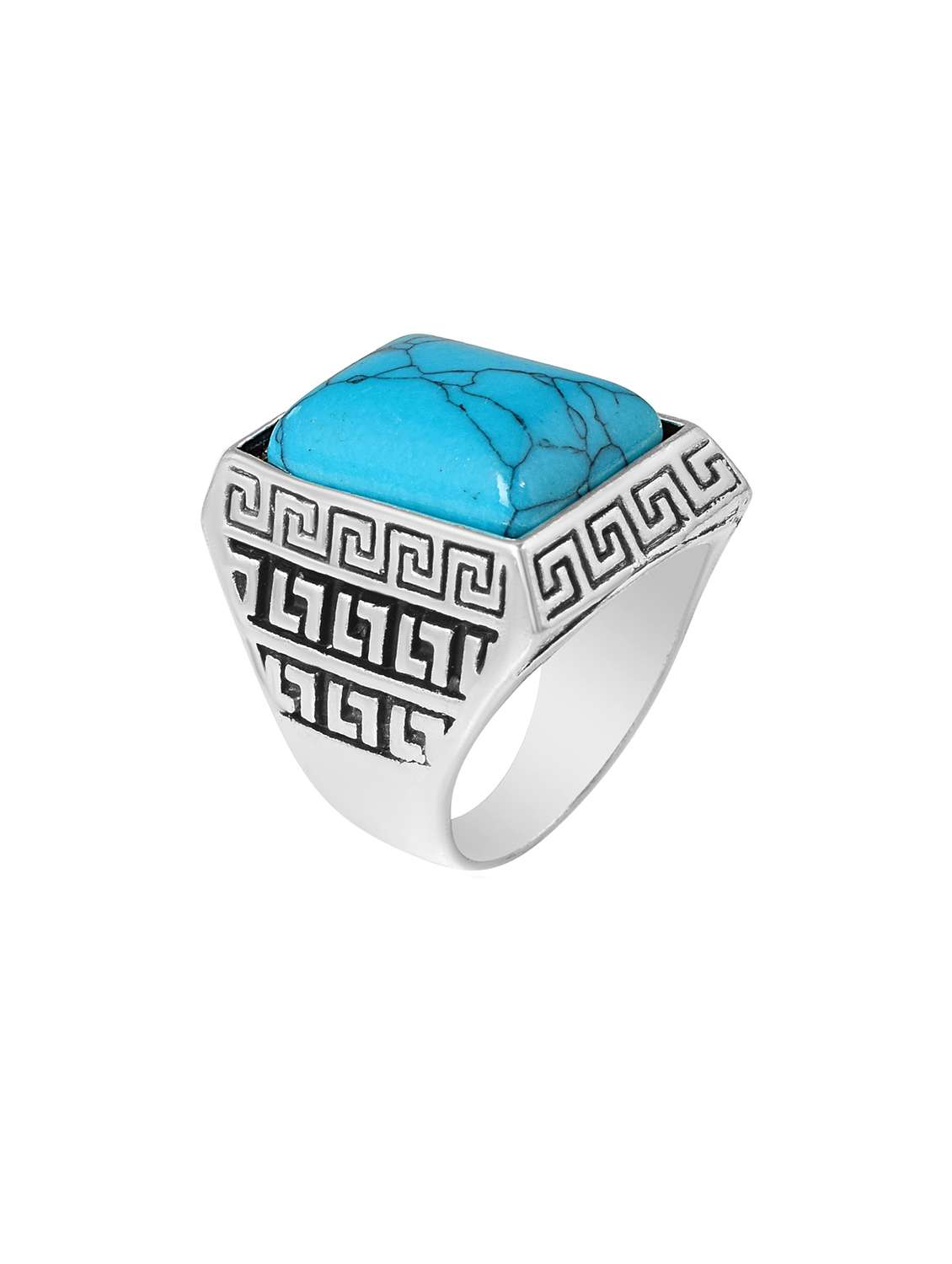 silver plated finger ring