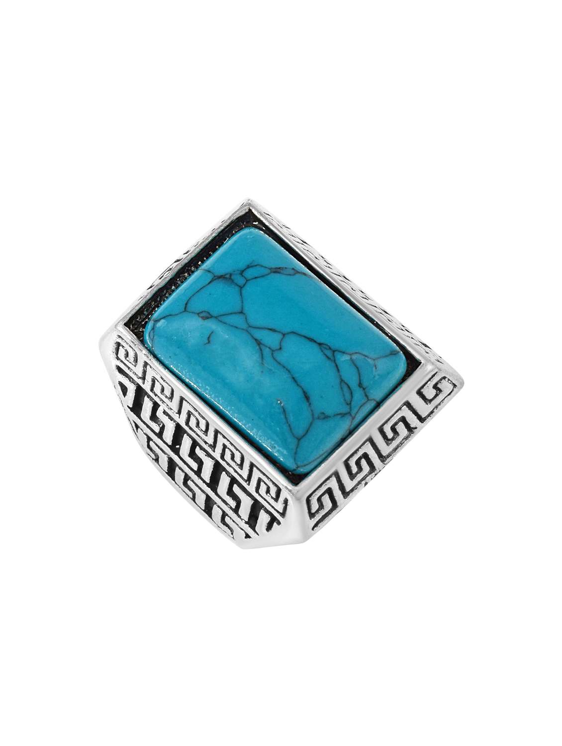 silver plated finger ring - 18573867 -  Standard Image - 1