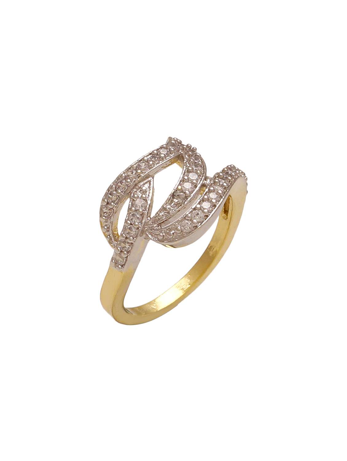gold plated finger ring - 18573877 -  Standard Image - 1