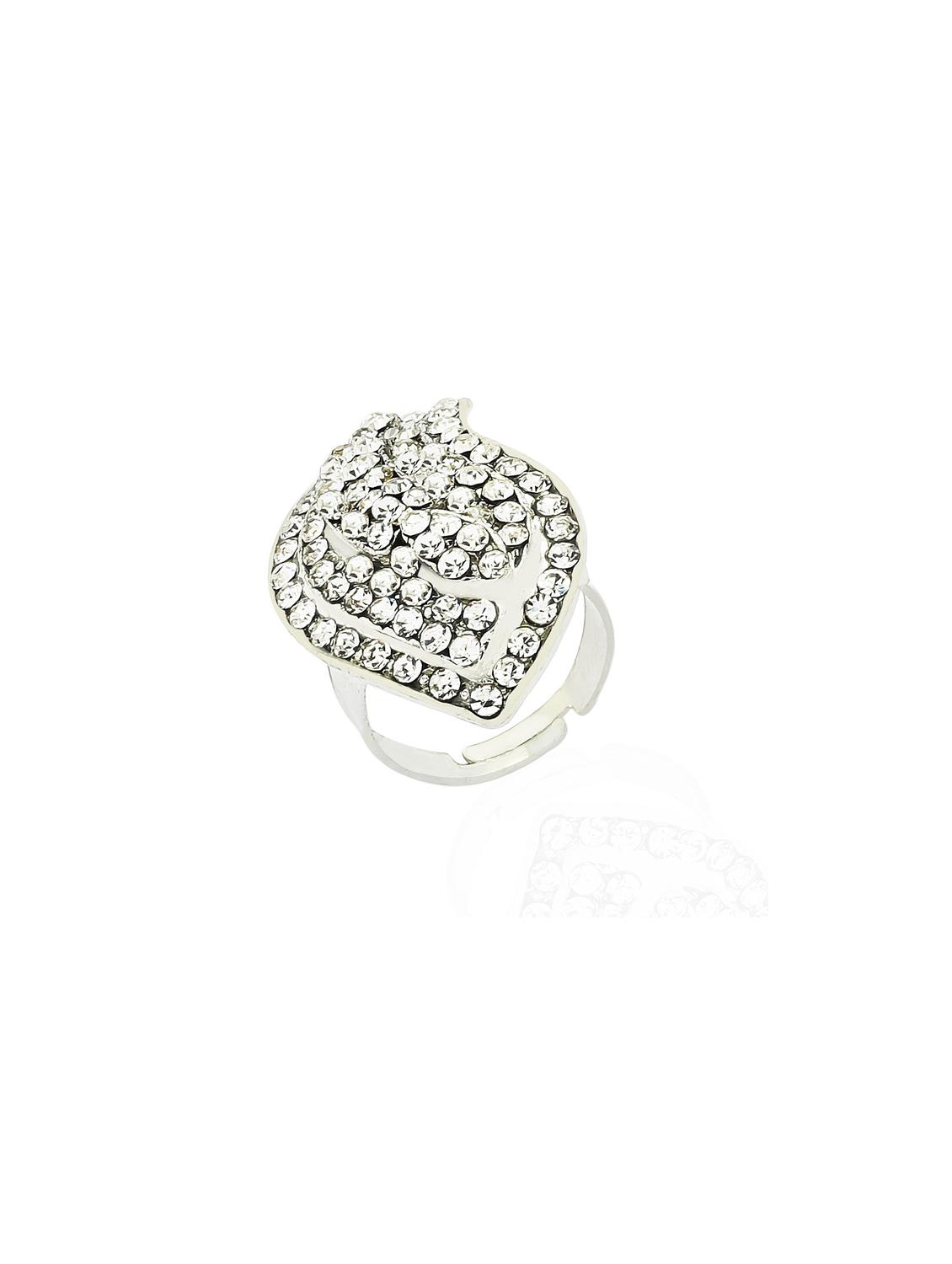 silver plated finger ring - 18573891 - Standard Image - 1