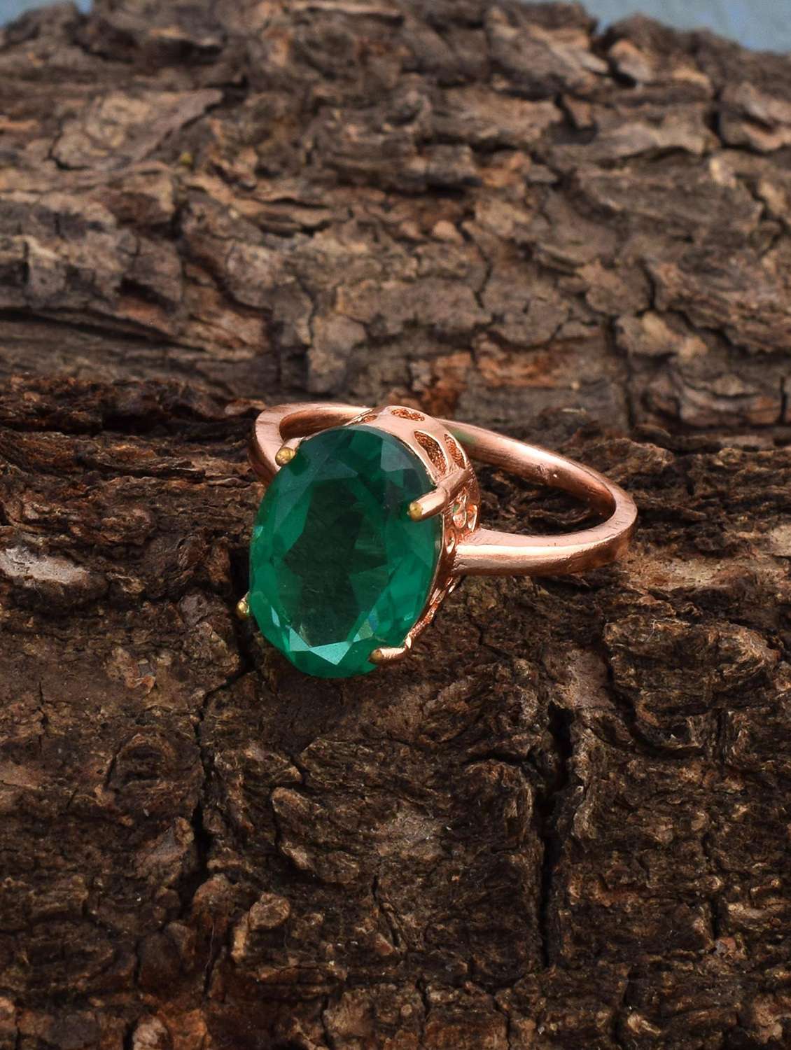 gold plated finger ring