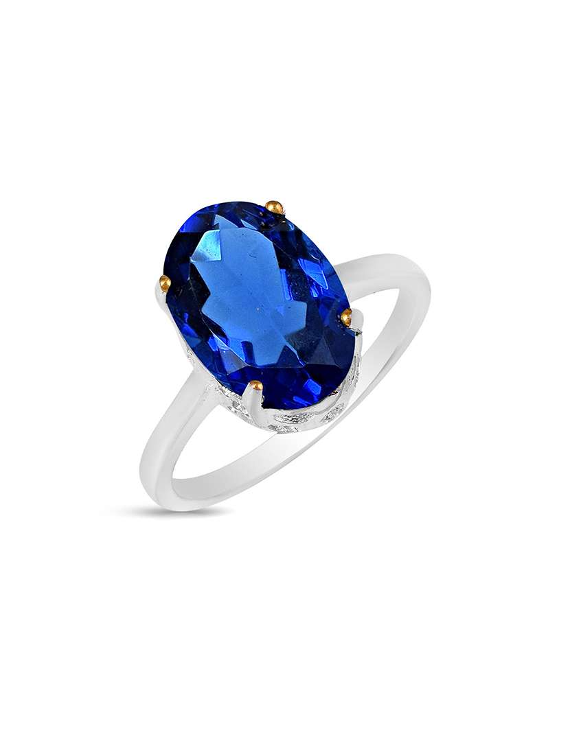 silver plated finger ring - 18573902 -  Standard Image - 1