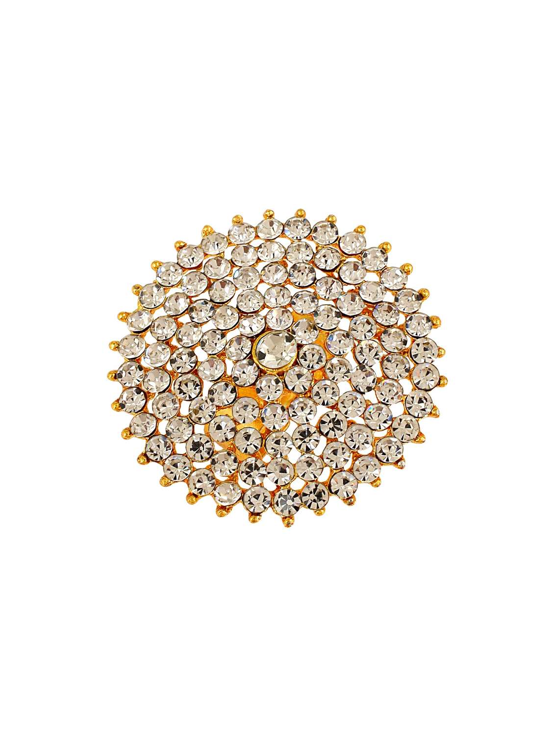 gold plated finger ring - 18573929 -  Standard Image - 1