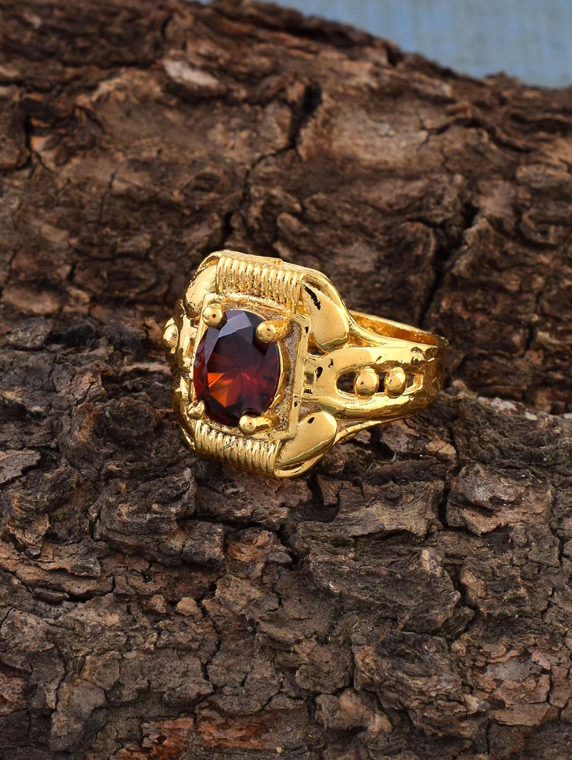 gold plated finger ring