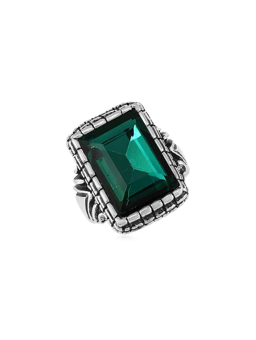 silver brass finger  ring