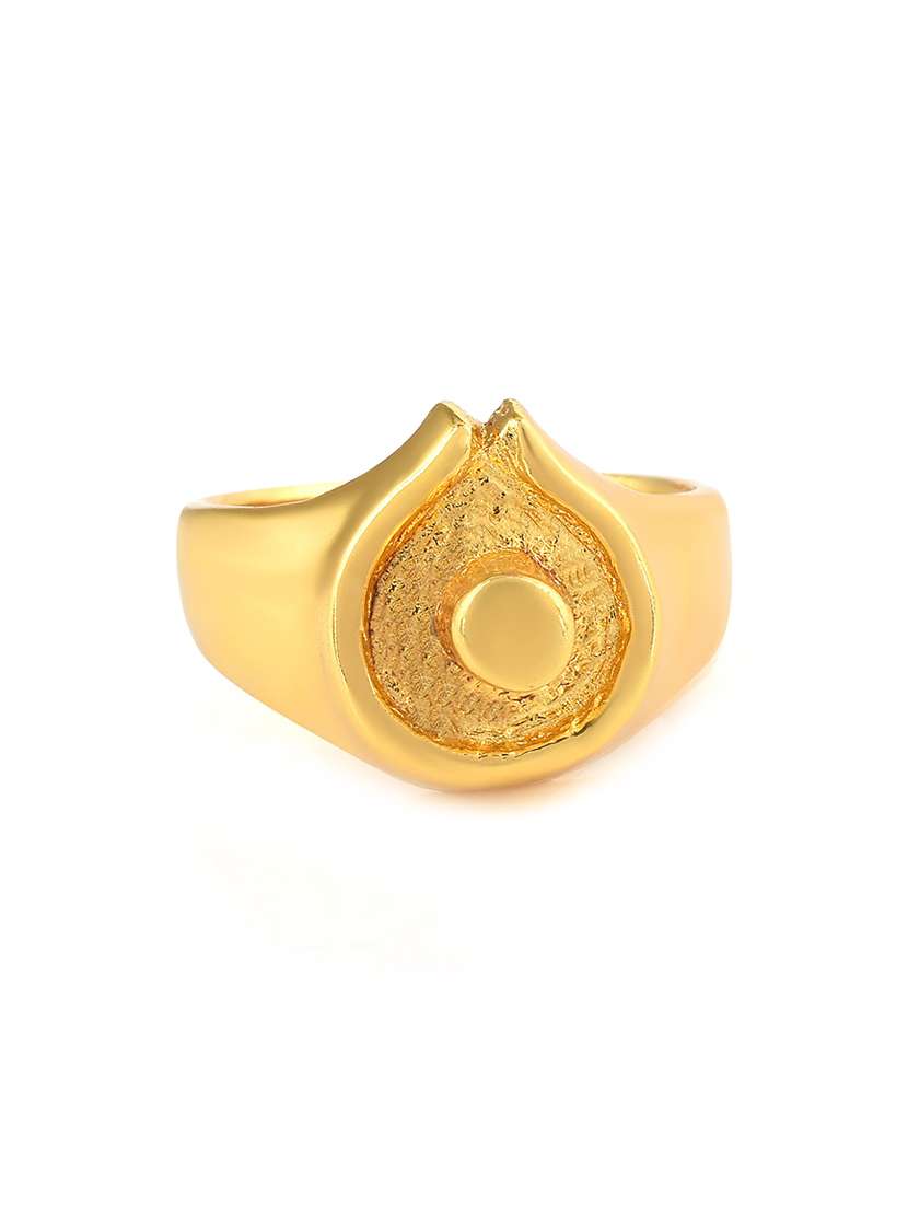 gold brass finger  ring