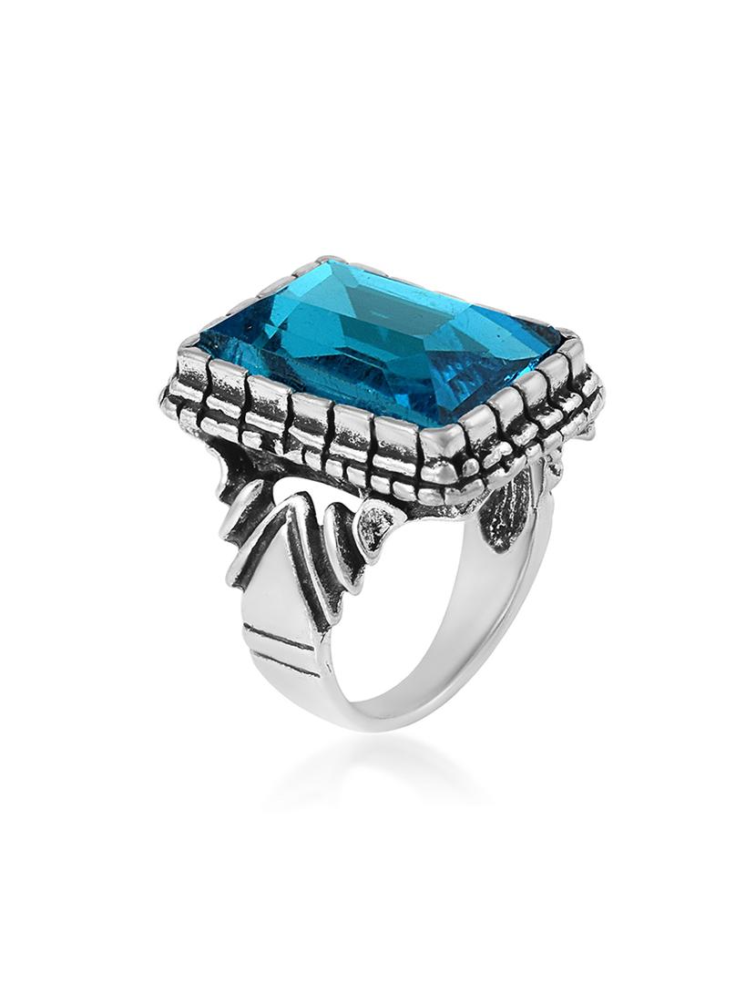 silver brass finger ring - 18573985 - Standard Image - 1