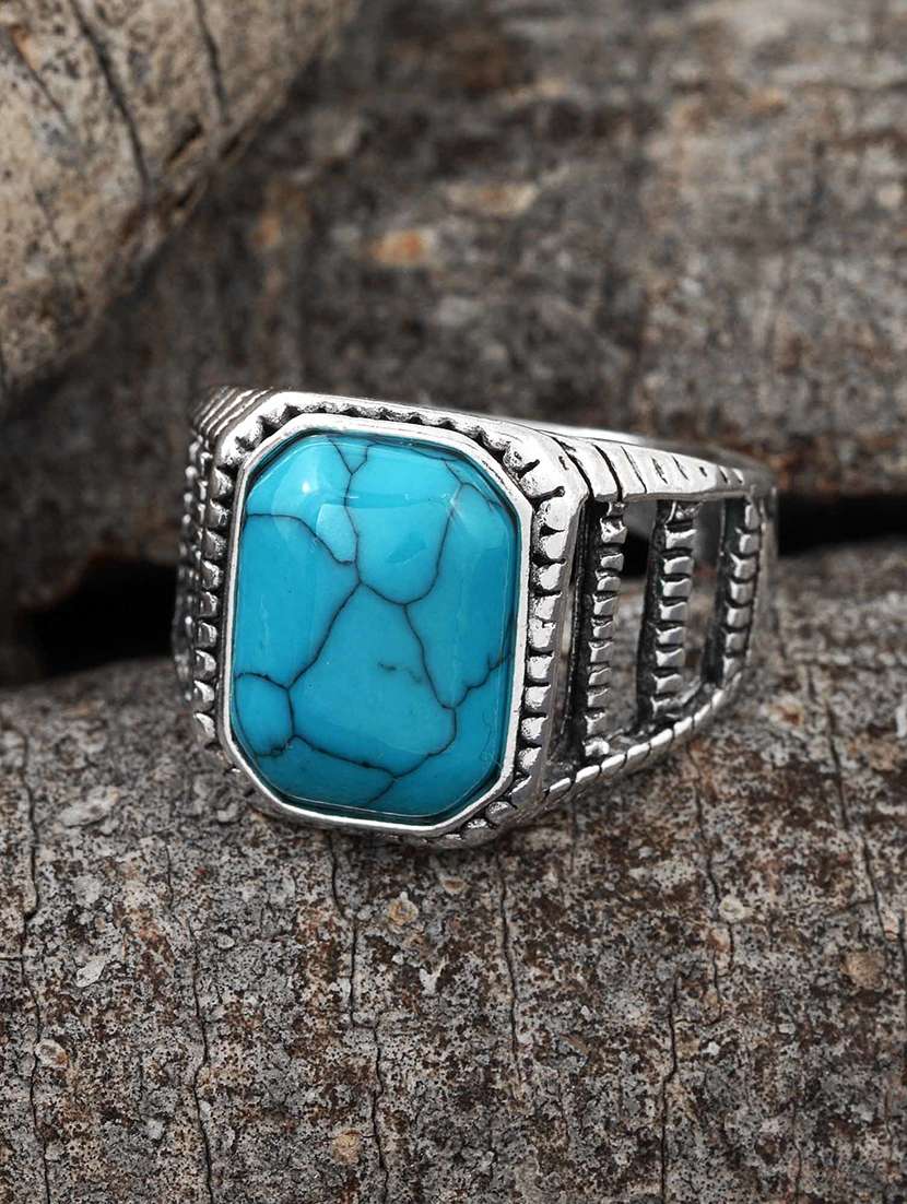 silver brass finger  ring