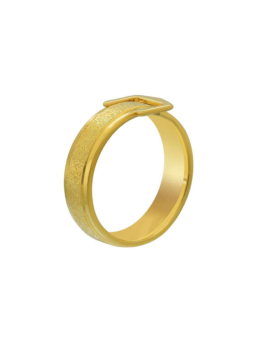 gold plated finger ring - 18573993 -  Standard Image - 1