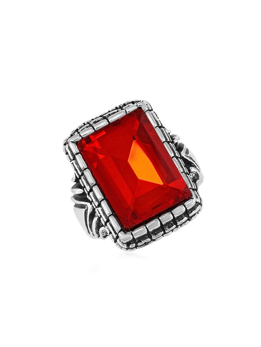 silver plated finger ring