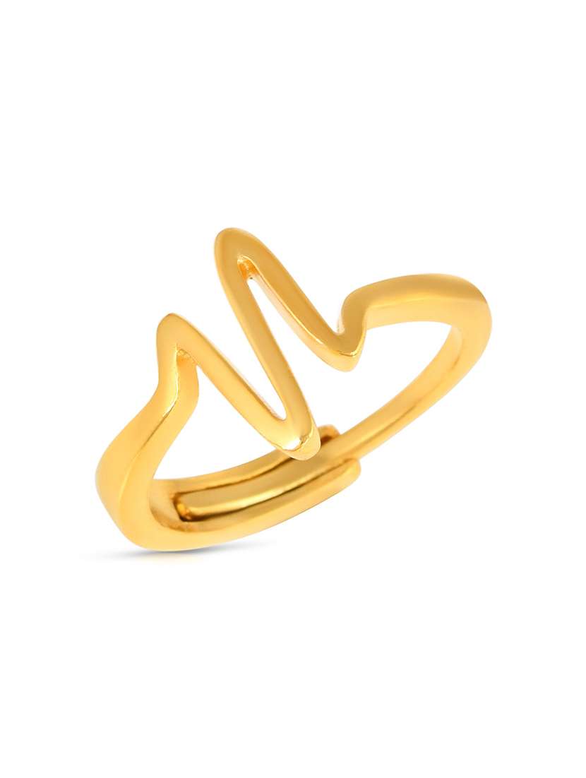 gold plated finger ring - 18574035 -  Standard Image - 1