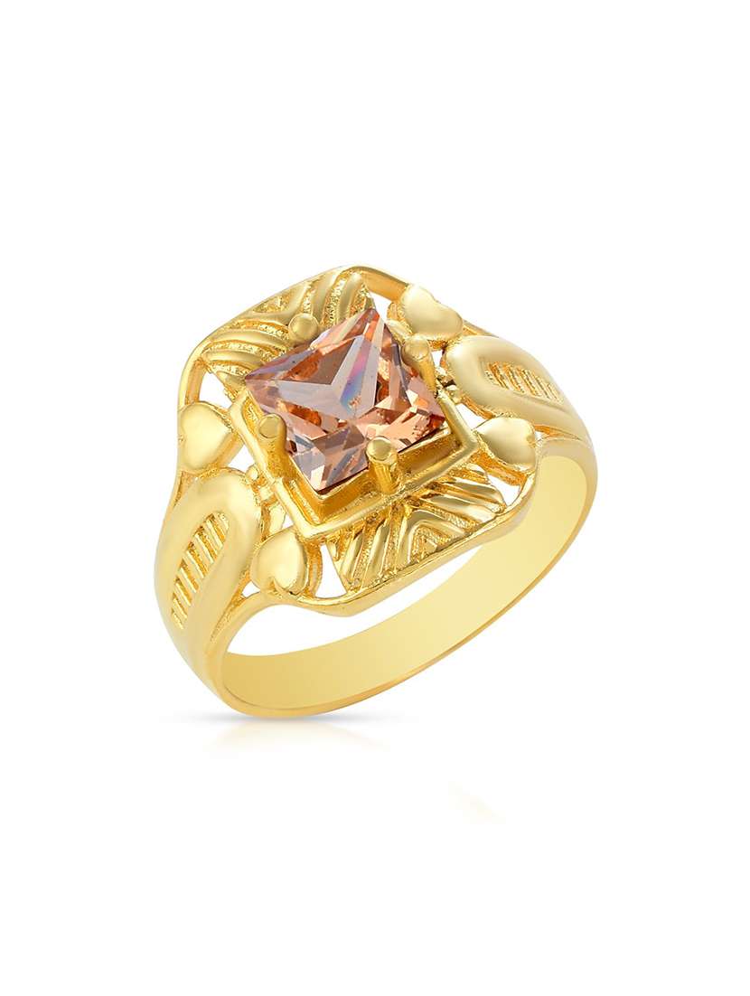gold plated finger ring - 18574045 - Standard Image - 1