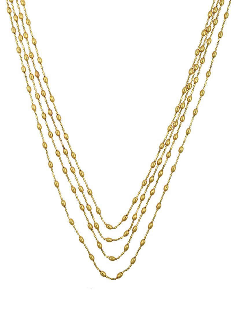 gold plated necklace - 18574076 -  Standard Image - 1