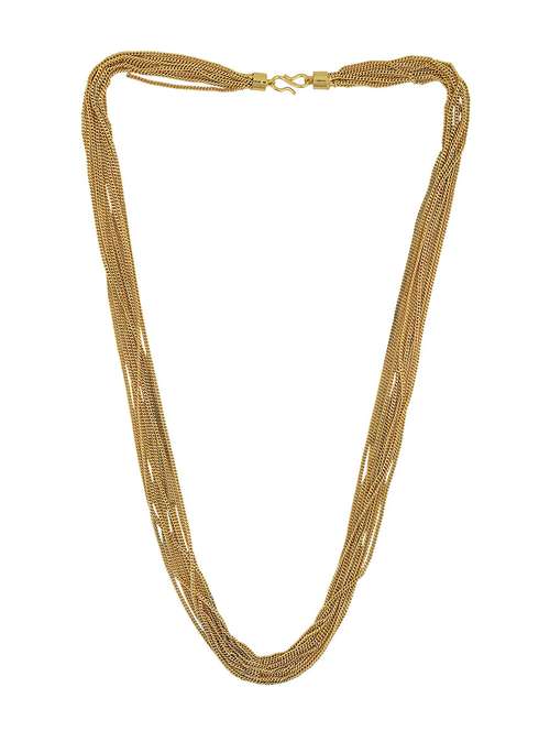 gold plated necklace - 18574077 -  Standard Image - 0