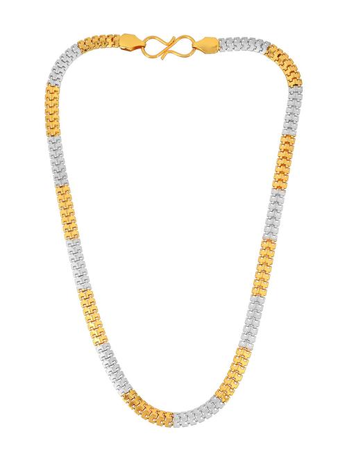 yellow brass short necklace - 18574098 -  Standard Image - 0