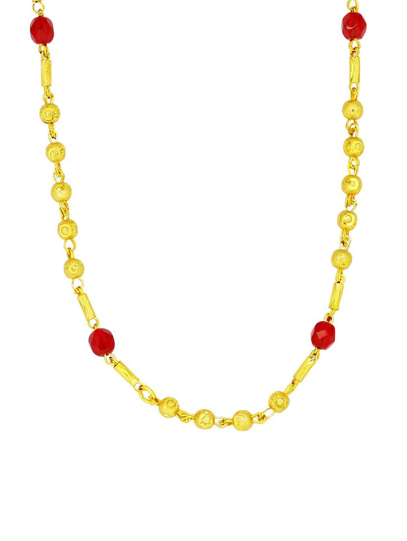 gold plated necklace - 18574120 - Standard Image - 1