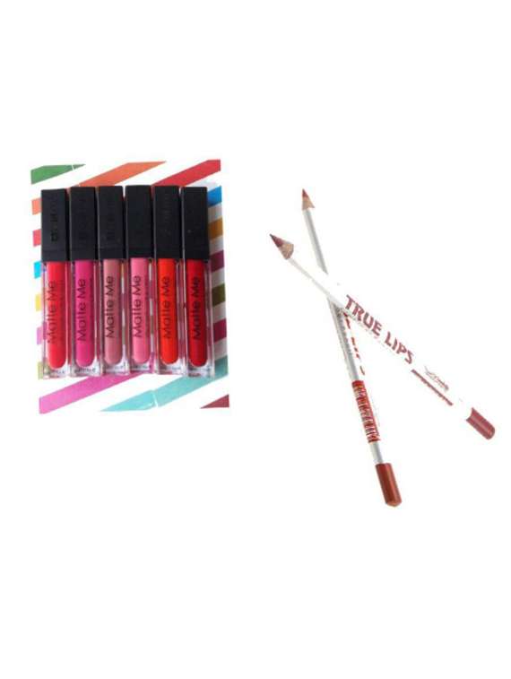 product colour shade:set of 6 free 2 lip pencil