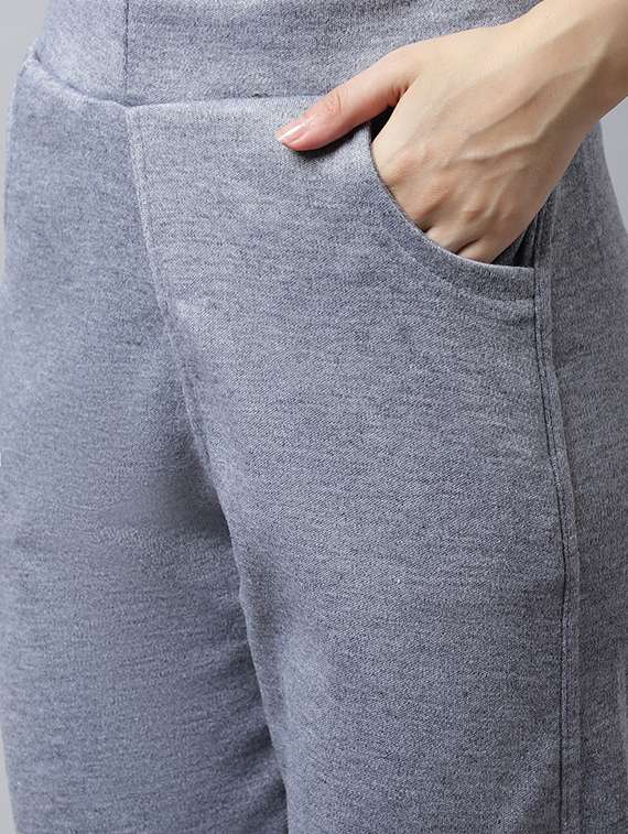 women solid ankle length pants - 18574910 -  Standard Image - 4