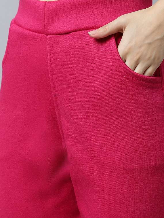 women solid ankle length pants - 18574917 -  Standard Image - 4