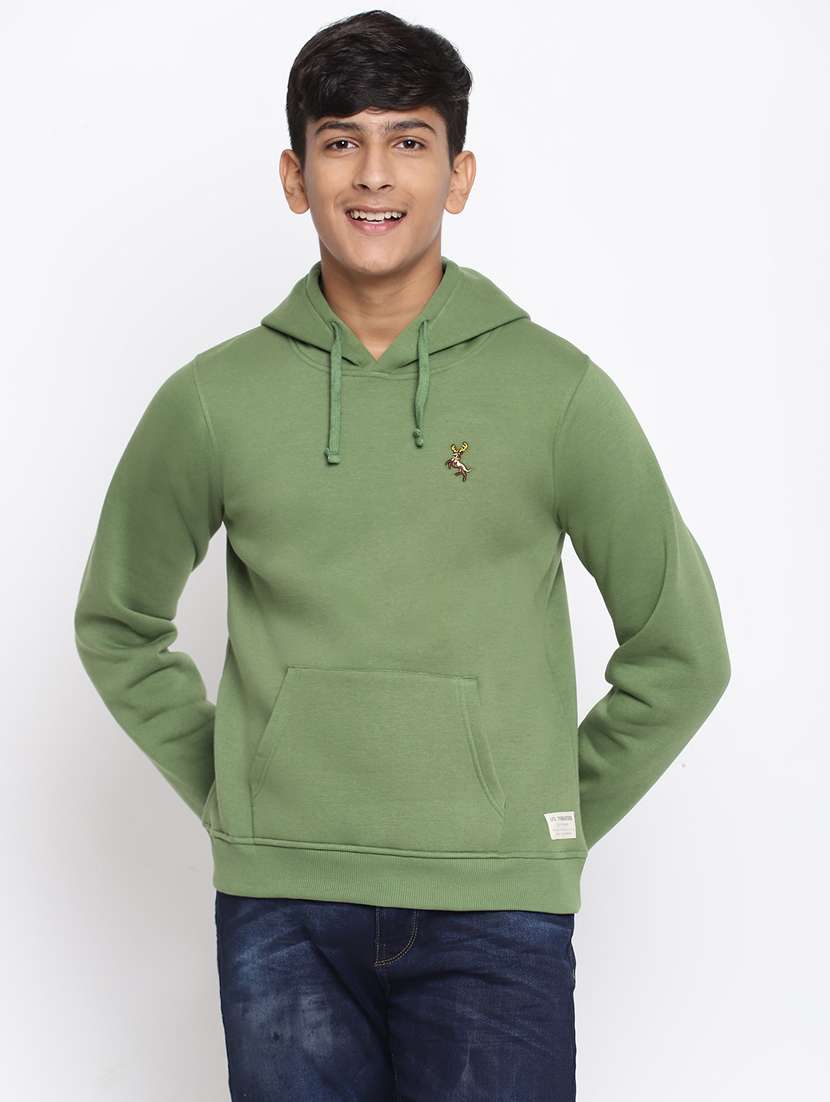 boys logo print sweatshirt