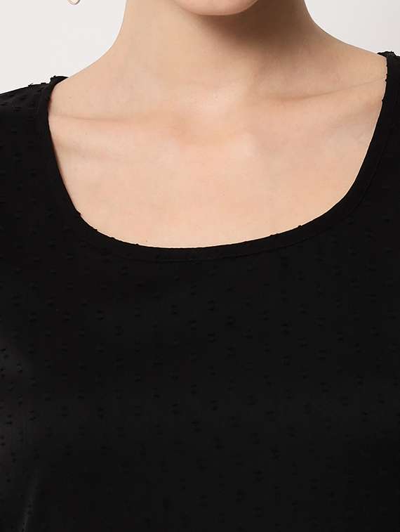 women's fit & flare swiss dots dress - 18575116 -  Standard Image - 4