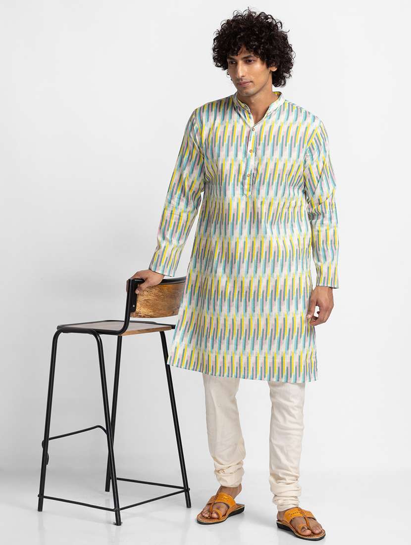 multi colored medium kurta