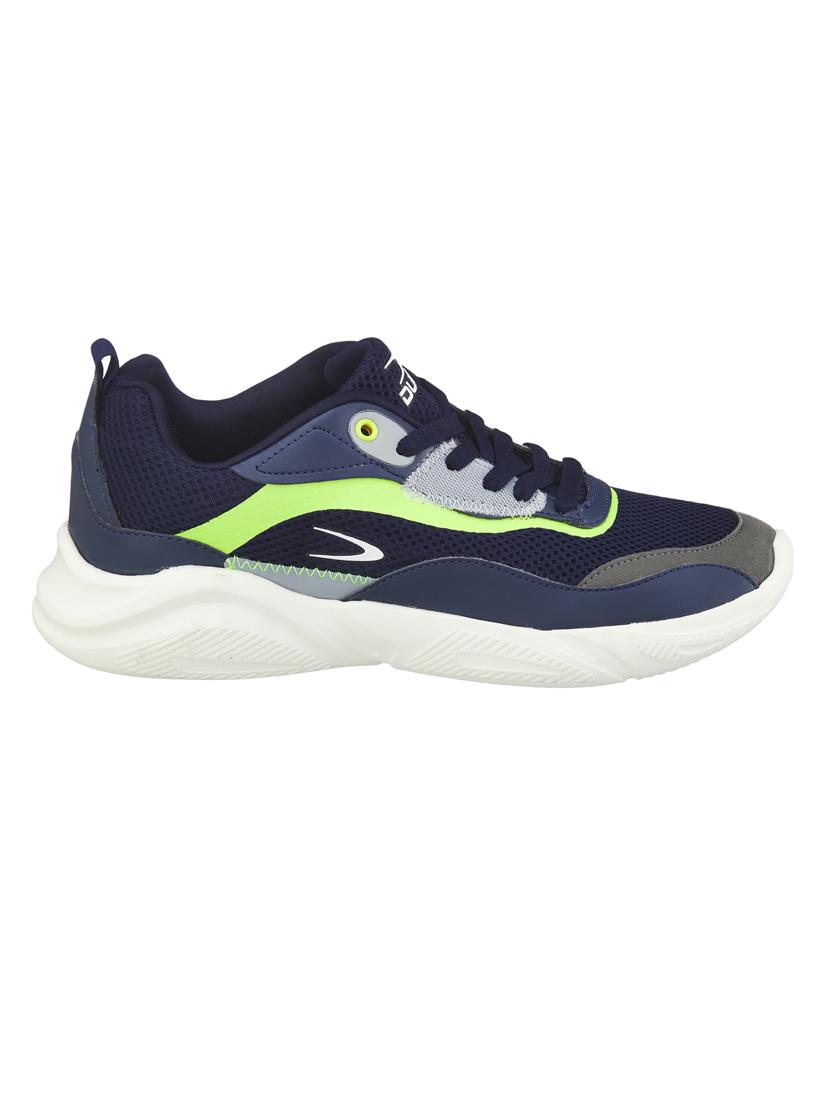 mens navy lace up sport shoe - 18575189 - Standard Image - 1