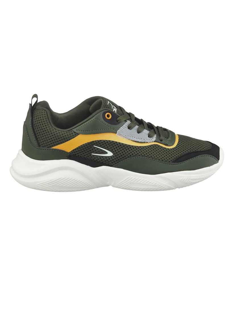 mens green lace up sport shoe - 18575190 - Standard Image - 1