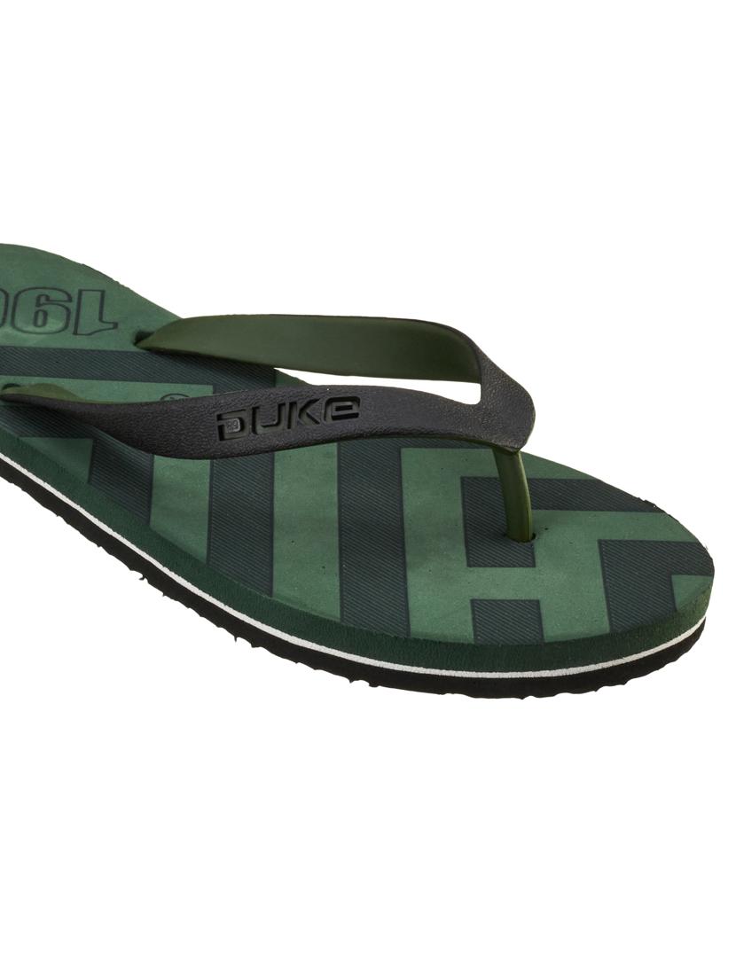 mens green toe separator flip flop - 18575357 - Standard Image - 4