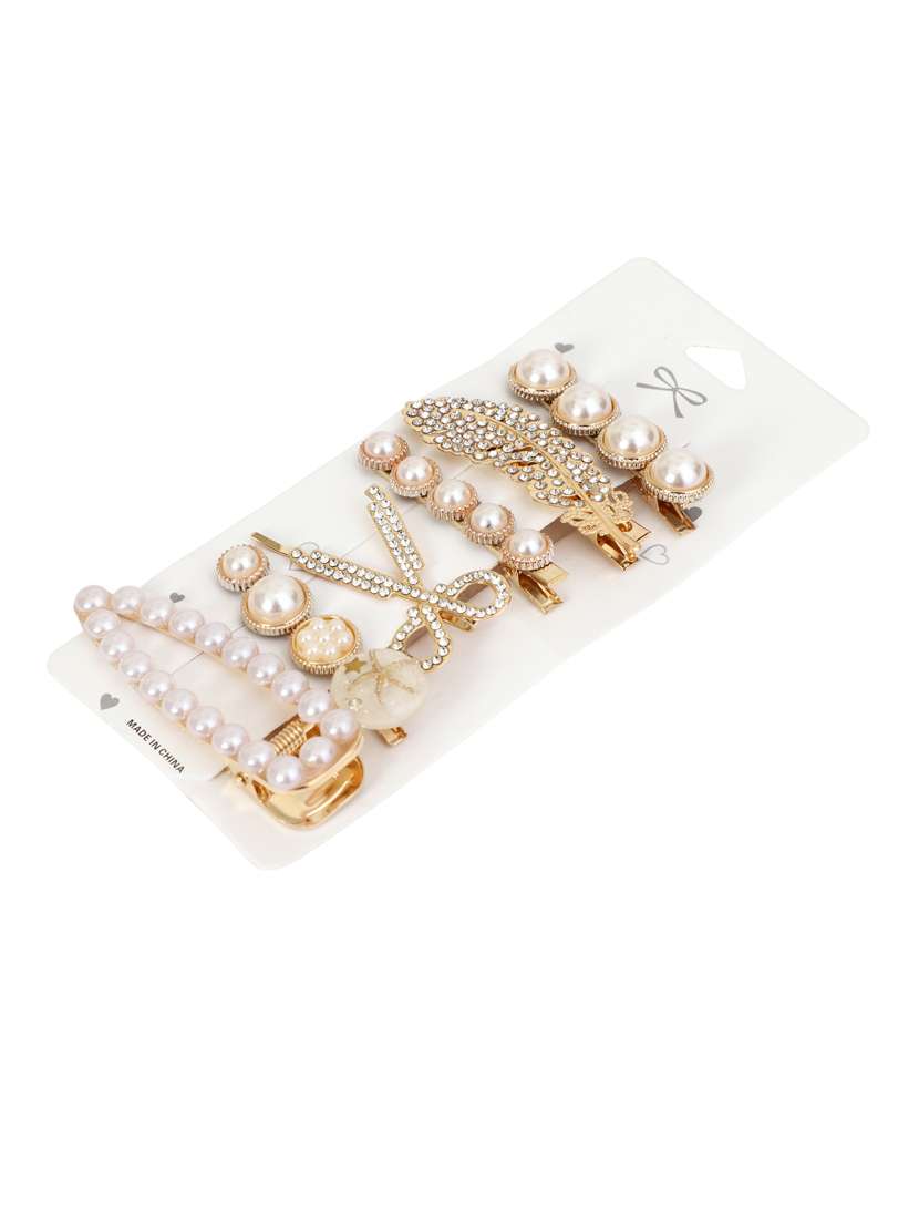 Multi Colored Cotton Blend Hair Pin/Clips