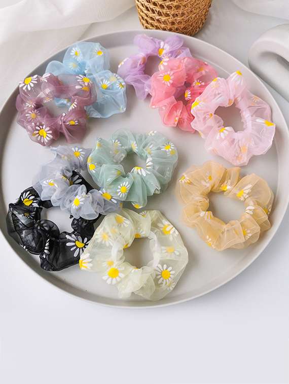 thick cotton elastic durable hair rubber bands