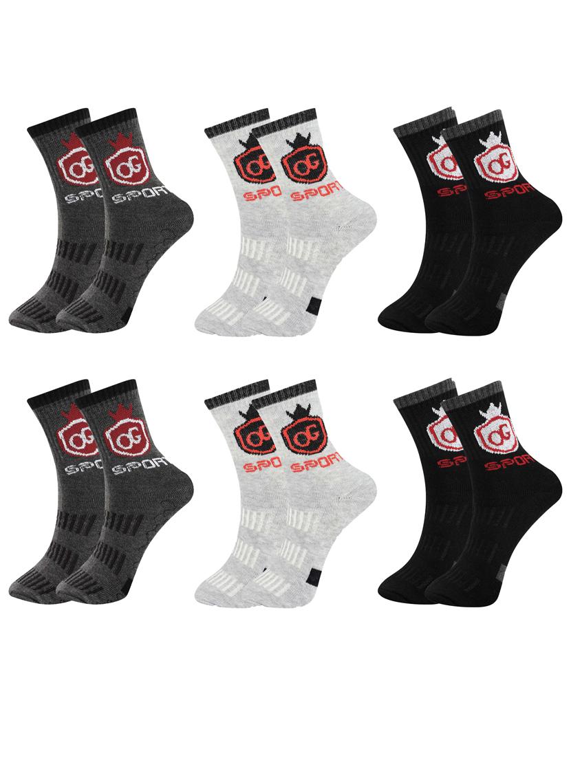 multi colored above ankle length socks combo