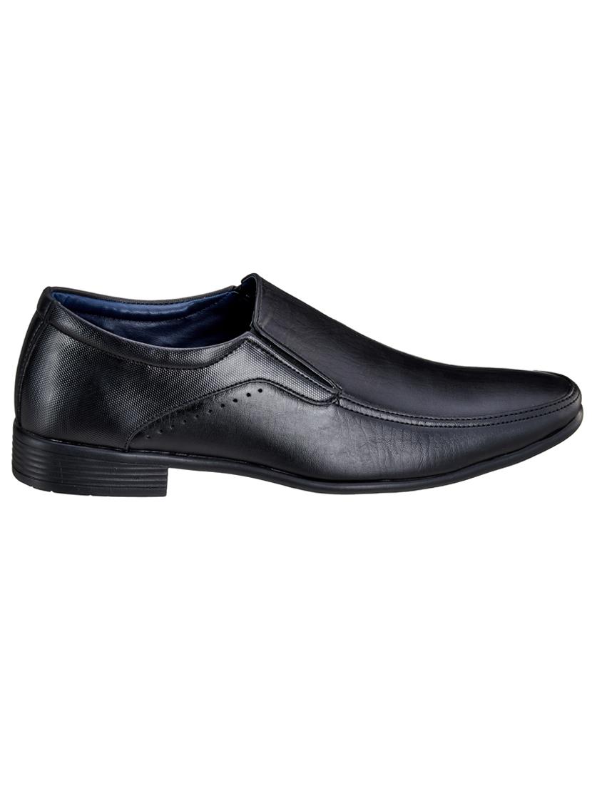 mens black slip on derby - 18577015 - Standard Image - 1