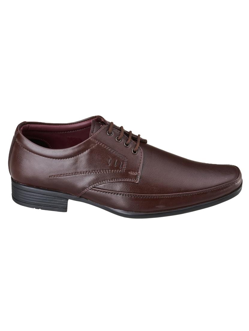 mens brown lace-up derby - 18577017 -  Standard Image - 1