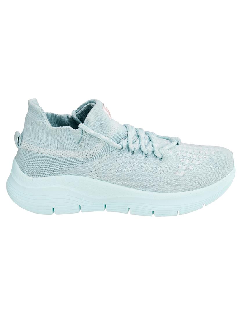 women sea green lace-up sports shoe - 18577234 - Standard Image - 1