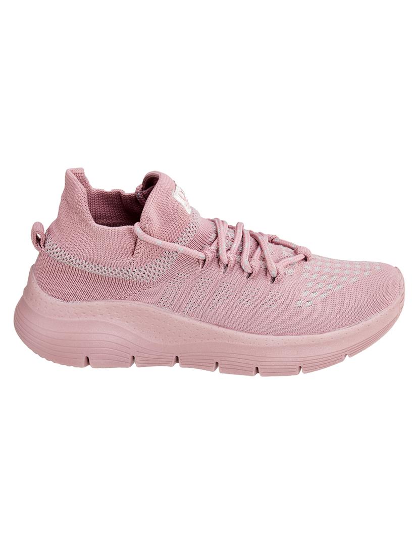 women pink lace-up sports shoe - 18577237 - Standard Image - 1