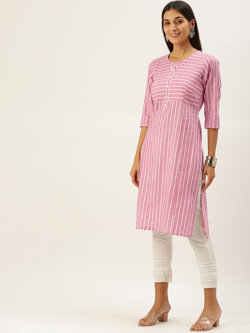 women's straight kurta - 18577743 - Standard Image - 1