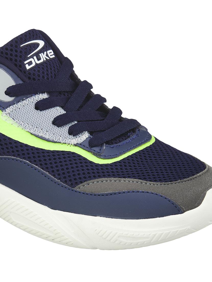 mens navy lace up sport shoe - 18578499 - Standard Image - 4