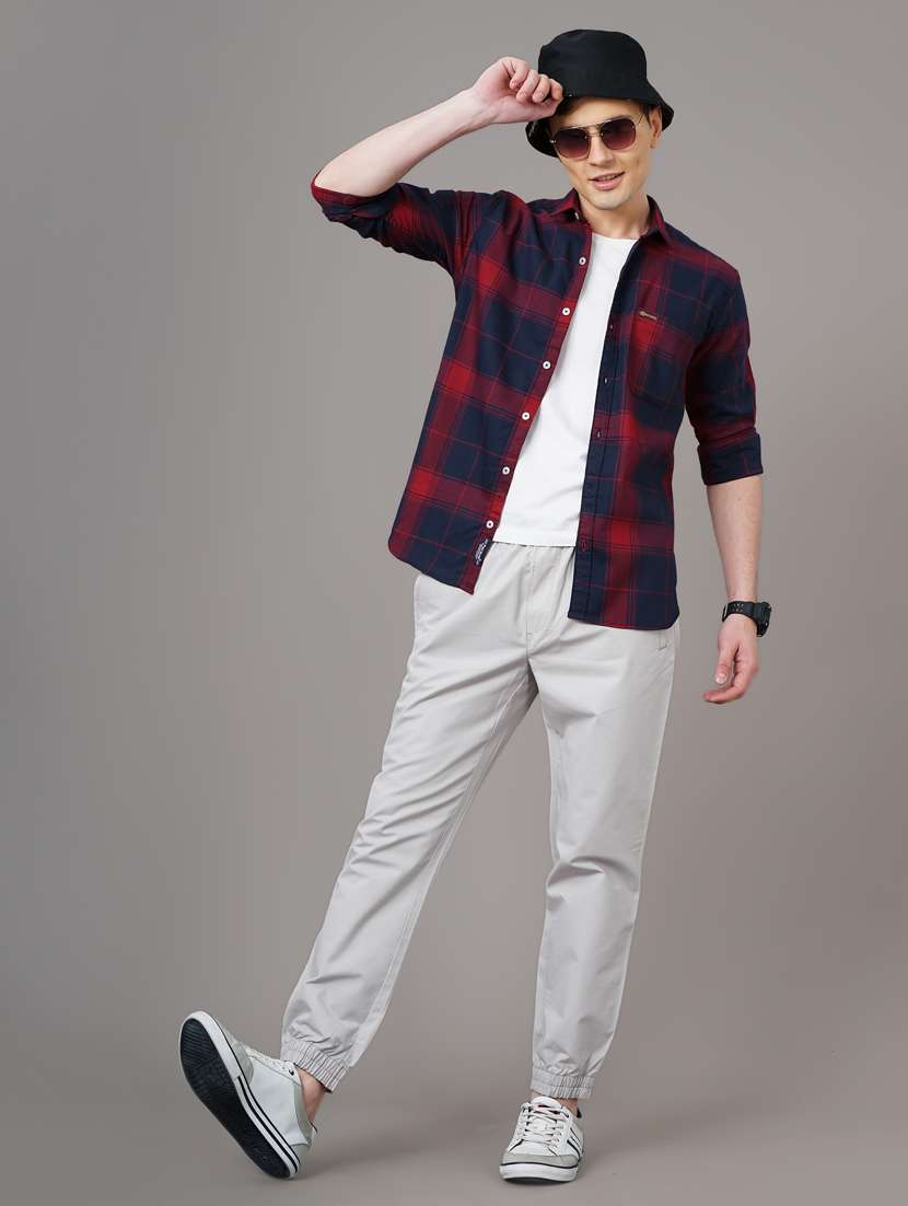 checkered casual shirt - 18578665 - Standard Image - 4