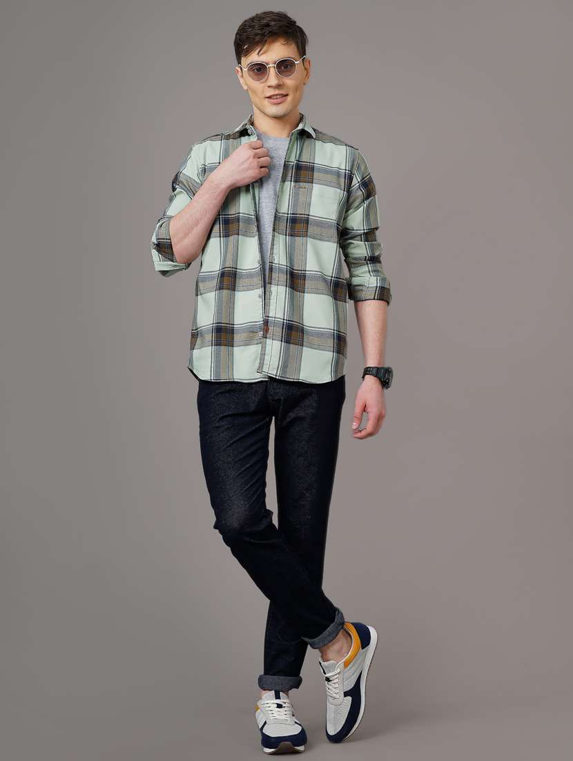 checkered casual shirt - 18578667 - Standard Image - 4