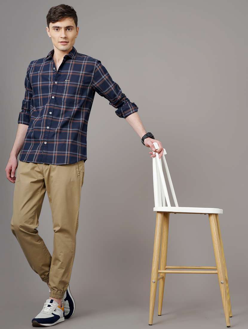 checkered casual shirt - 18578672 - Standard Image - 4