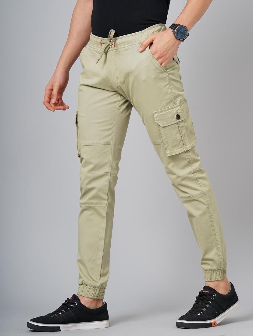 drawstring waist solid cargo - 18578688 -  Standard Image - 1