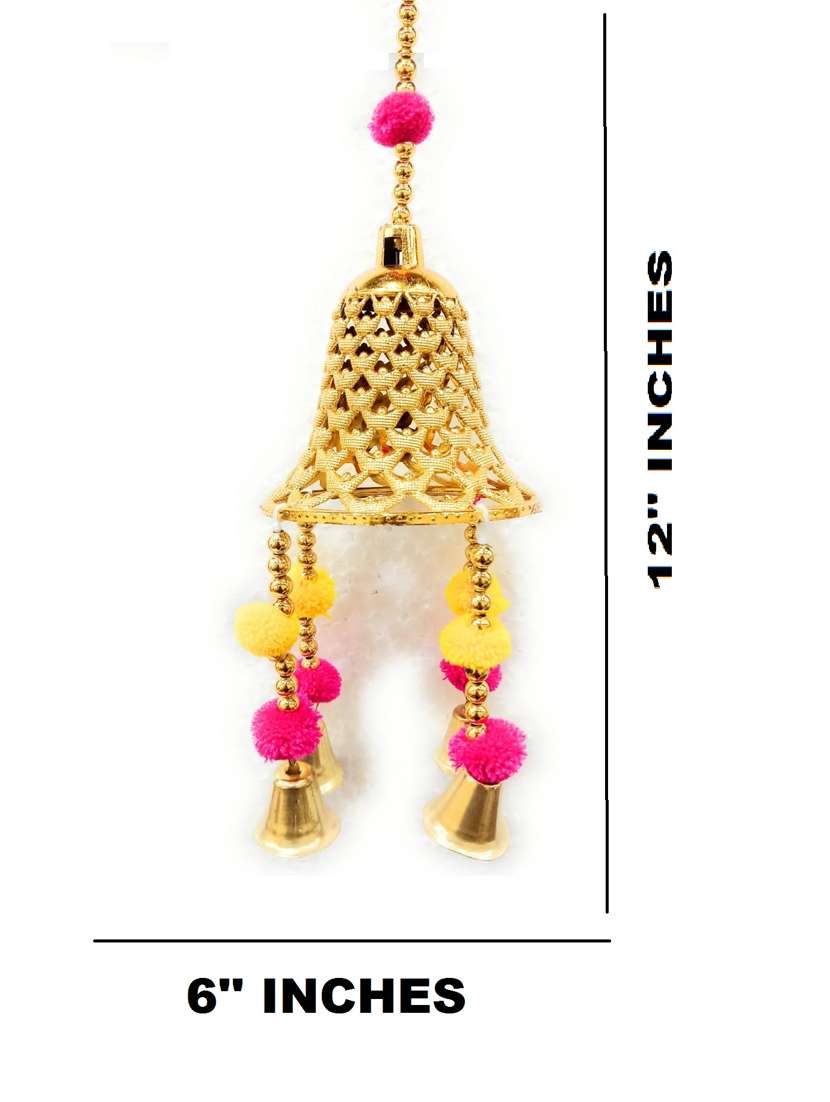golden bell toran hanging for diwali decoration - 18580039 -  Standard Image - 1