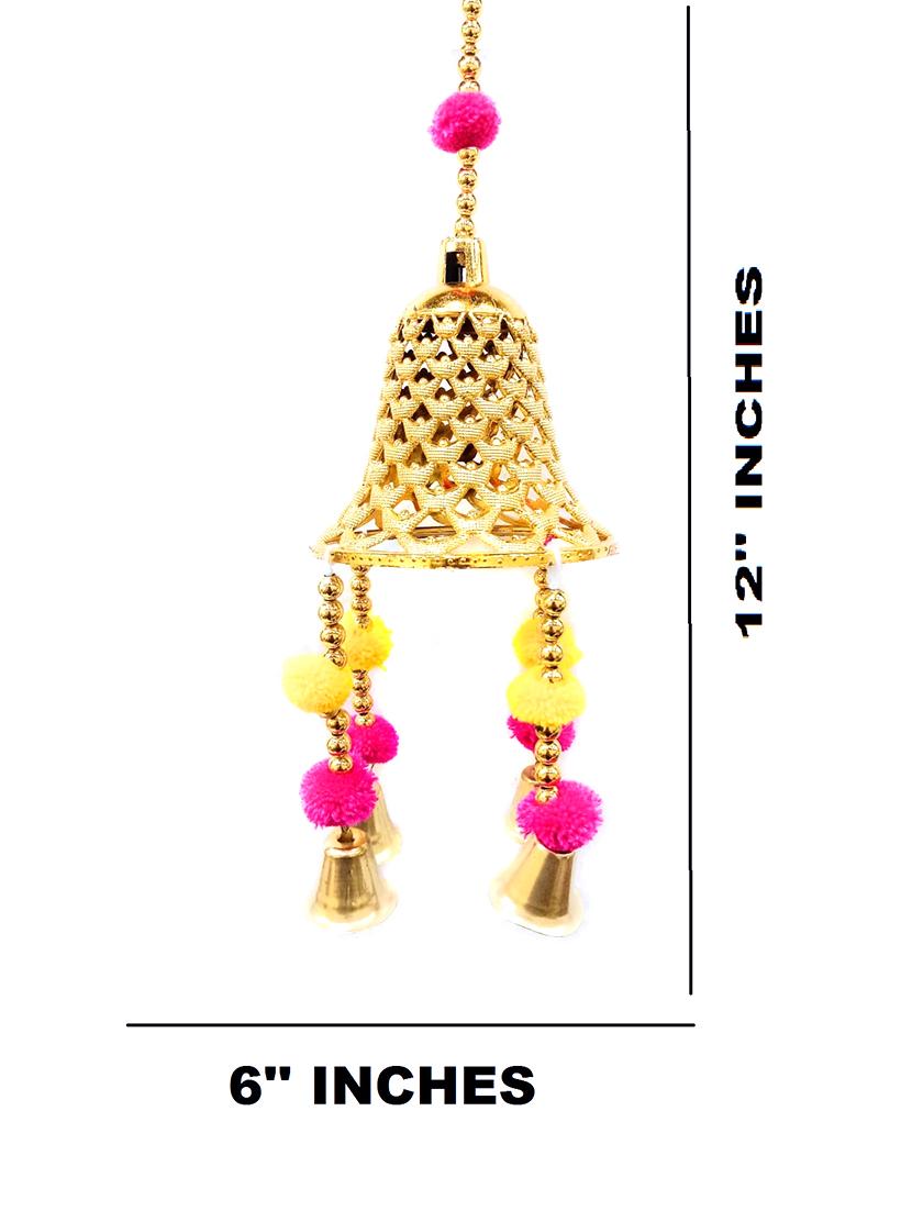 golden bell toran hanging for diwali decoration - 18581067 - Standard Image - 1