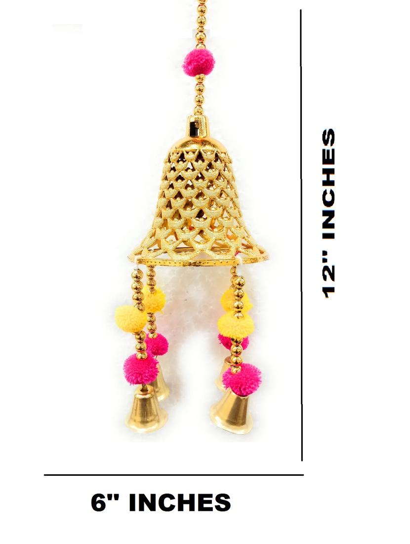 golden bell toran hanging for diwali decoration - 18581891 - Standard Image - 1