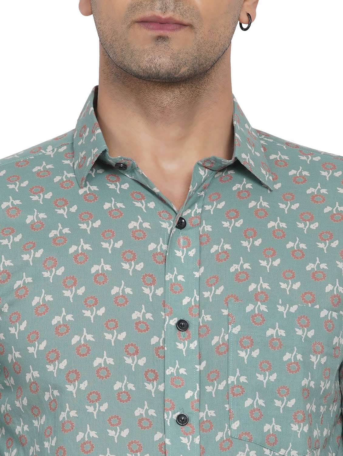 mens florals casual shirt - 18582726 -  Standard Image - 4