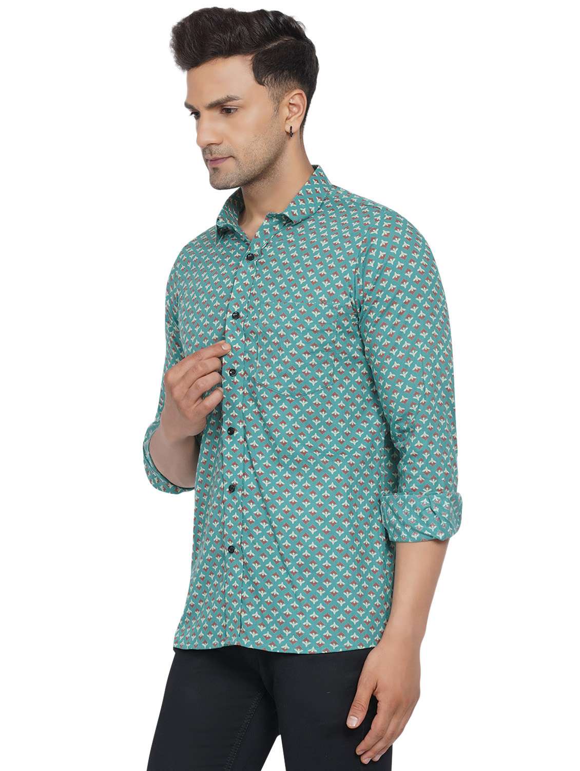 mens florals casual shirt - 18582728 -  Standard Image - 1