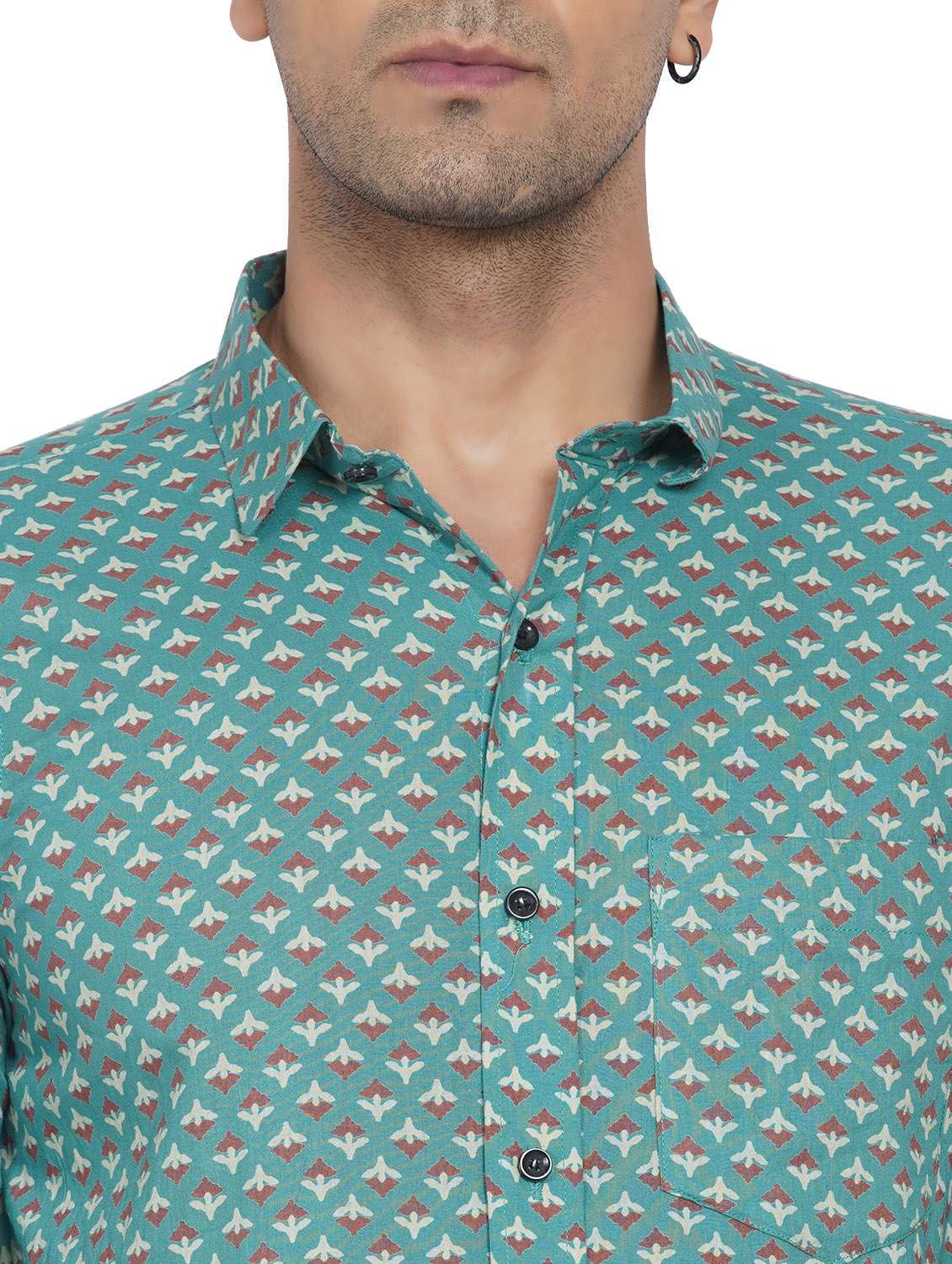 mens florals casual shirt - 18582728 -  Standard Image - 4
